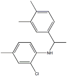 2-chloro-N-[1-(3,4-dimethylphenyl)ethyl]-4-methylaniline|