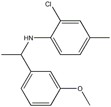 2-chloro-N-[1-(3-methoxyphenyl)ethyl]-4-methylaniline