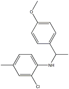 2-chloro-N-[1-(4-methoxyphenyl)ethyl]-4-methylaniline