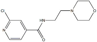 2-chloro-N-[2-(morpholin-4-yl)ethyl]pyridine-4-carboxamide