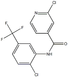  2-chloro-N-[2-chloro-5-(trifluoromethyl)phenyl]pyridine-4-carboxamide