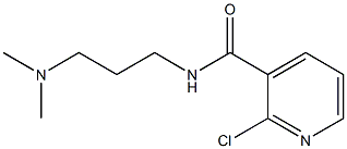 2-chloro-N-[3-(dimethylamino)propyl]pyridine-3-carboxamide 化学構造式