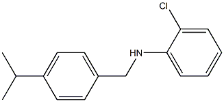 2-chloro-N-{[4-(propan-2-yl)phenyl]methyl}aniline|