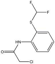 2-chloro-N-{2-[(difluoromethyl)sulfanyl]phenyl}acetamide 结构式