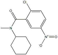 2-chloro-N-cyclohexyl-N-methyl-5-nitrobenzamide