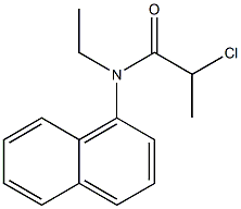 2-chloro-N-ethyl-N-(naphthalen-1-yl)propanamide 结构式