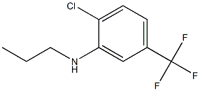 2-chloro-N-propyl-5-(trifluoromethyl)aniline 化学構造式