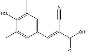 2-cyano-3-(4-hydroxy-3,5-dimethylphenyl)prop-2-enoic acid