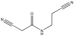 2-cyano-N-(2-cyanoethyl)acetamide,,结构式