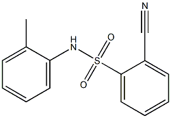  2-cyano-N-(2-methylphenyl)benzenesulfonamide