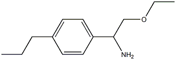 2-ethoxy-1-(4-propylphenyl)ethanamine Structure