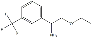 2-ethoxy-1-[3-(trifluoromethyl)phenyl]ethanamine 化学構造式
