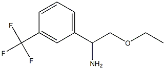 2-ethoxy-1-[3-(trifluoromethyl)phenyl]ethanamine 结构式