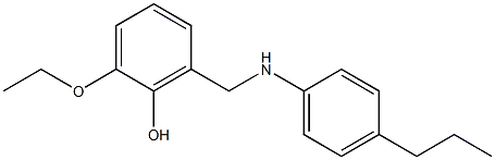 2-ethoxy-6-{[(4-propylphenyl)amino]methyl}phenol