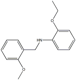 2-ethoxy-N-[(2-methoxyphenyl)methyl]aniline,,结构式