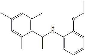 2-ethoxy-N-[1-(2,4,6-trimethylphenyl)ethyl]aniline Structure