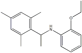 2-ethoxy-N-[1-(2,4,6-trimethylphenyl)ethyl]aniline,,结构式