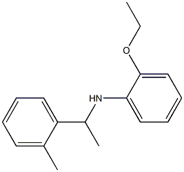 2-ethoxy-N-[1-(2-methylphenyl)ethyl]aniline Structure