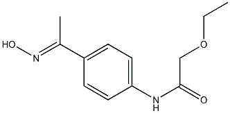 2-ethoxy-N-{4-[1-(hydroxyimino)ethyl]phenyl}acetamide