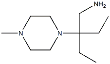 2-ethyl-2-(4-methylpiperazin-1-yl)butan-1-amine 化学構造式