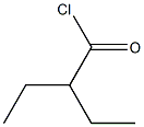 2-ethylbutanoyl chloride Struktur