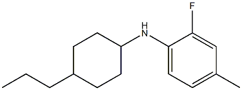 2-fluoro-4-methyl-N-(4-propylcyclohexyl)aniline