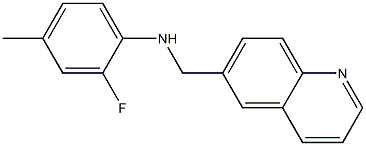 2-fluoro-4-methyl-N-(quinolin-6-ylmethyl)aniline