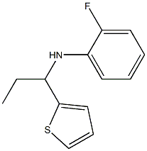 2-fluoro-N-[1-(thiophen-2-yl)propyl]aniline