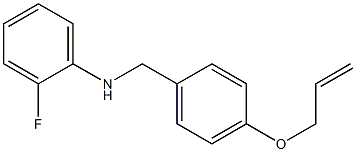 2-fluoro-N-{[4-(prop-2-en-1-yloxy)phenyl]methyl}aniline|