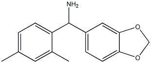 2H-1,3-benzodioxol-5-yl(2,4-dimethylphenyl)methanamine Struktur