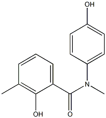 2-hydroxy-N-(4-hydroxyphenyl)-N,3-dimethylbenzamide Structure