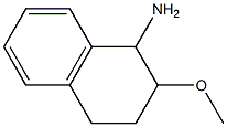 2-methoxy-1,2,3,4-tetrahydronaphthalen-1-amine 化学構造式