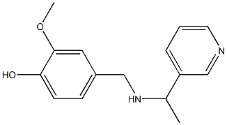 2-methoxy-4-({[1-(pyridin-3-yl)ethyl]amino}methyl)phenol