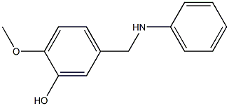 2-methoxy-5-[(phenylamino)methyl]phenol Struktur