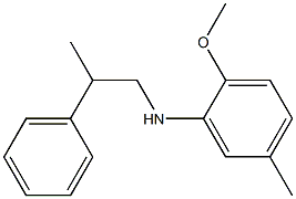 2-methoxy-5-methyl-N-(2-phenylpropyl)aniline