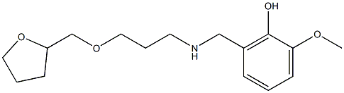 2-methoxy-6-({[3-(oxolan-2-ylmethoxy)propyl]amino}methyl)phenol Structure