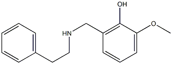 2-methoxy-6-{[(2-phenylethyl)amino]methyl}phenol
