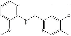 2-methoxy-N-[(4-methoxy-3,5-dimethylpyridin-2-yl)methyl]aniline|