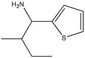 2-methyl-1-(thiophen-2-yl)butan-1-amine 结构式