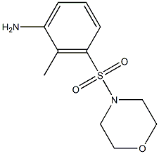 2-methyl-3-(morpholine-4-sulfonyl)aniline Structure