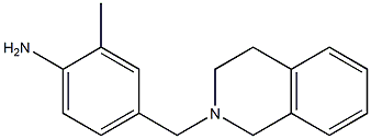 2-methyl-4-(1,2,3,4-tetrahydroisoquinolin-2-ylmethyl)aniline Structure