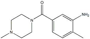 2-methyl-5-[(4-methylpiperazin-1-yl)carbonyl]aniline Structure