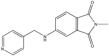  2-methyl-5-[(pyridin-4-ylmethyl)amino]-2,3-dihydro-1H-isoindole-1,3-dione