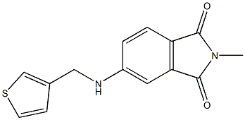 2-methyl-5-[(thiophen-3-ylmethyl)amino]-2,3-dihydro-1H-isoindole-1,3-dione