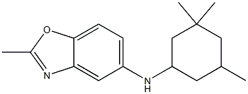 2-methyl-N-(3,3,5-trimethylcyclohexyl)-1,3-benzoxazol-5-amine 化学構造式