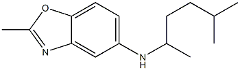 2-methyl-N-(5-methylhexan-2-yl)-1,3-benzoxazol-5-amine,,结构式