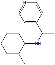 2-methyl-N-[1-(pyridin-4-yl)ethyl]cyclohexan-1-amine Struktur