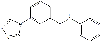 2-methyl-N-{1-[3-(1H-1,2,3,4-tetrazol-1-yl)phenyl]ethyl}aniline|