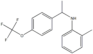 2-methyl-N-{1-[4-(trifluoromethoxy)phenyl]ethyl}aniline|