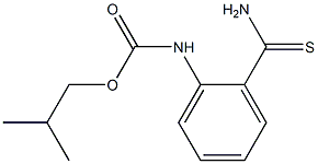 2-methylpropyl N-(2-carbamothioylphenyl)carbamate 结构式